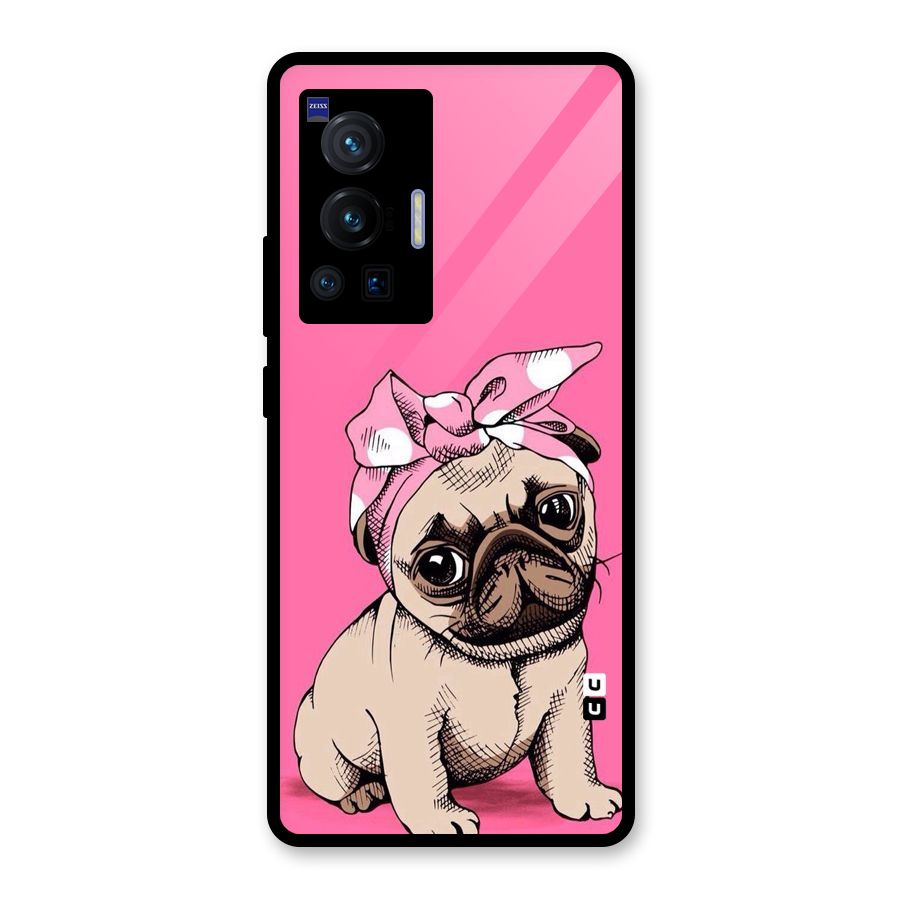 Ribbon Doggo Glass Back Case for Vivo X70 Pro