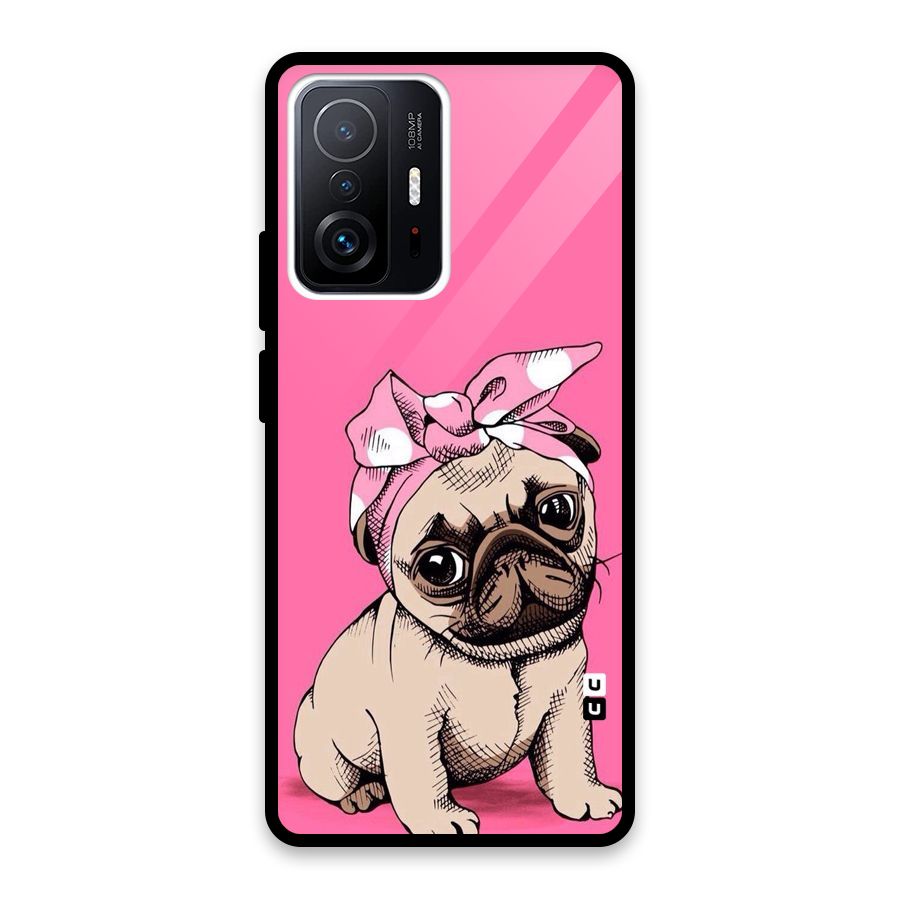 Ribbon Doggo Glass Back Case for Xiaomi 11T Pro