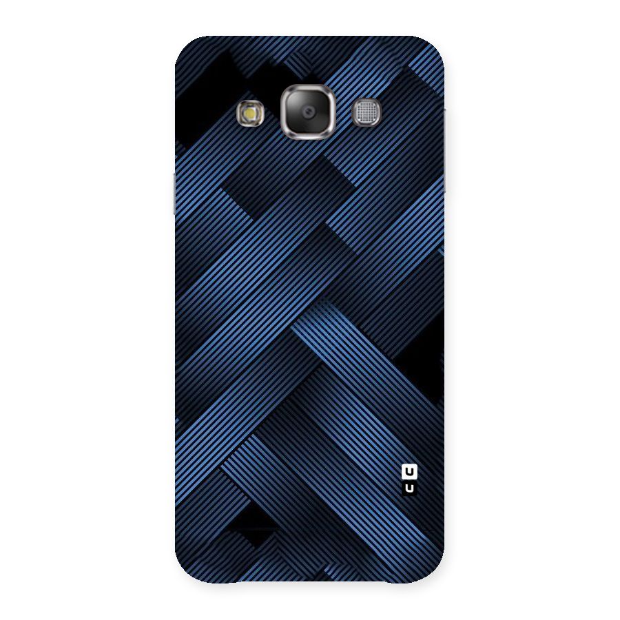 Ribbon Stripes Back Case for Galaxy E7
