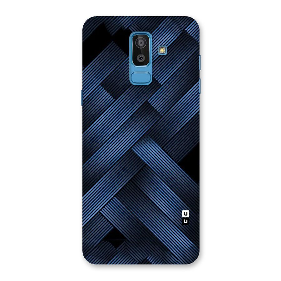 Ribbon Stripes Back Case for Galaxy J8
