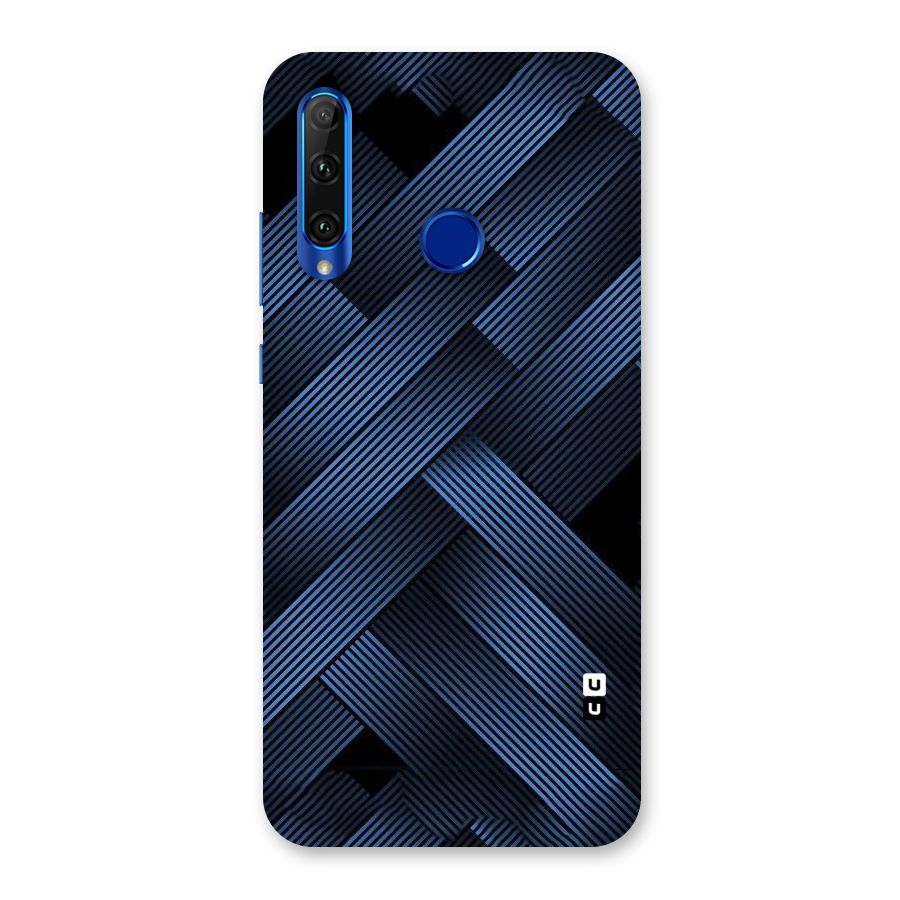 Ribbon Stripes Back Case for Honor 20i