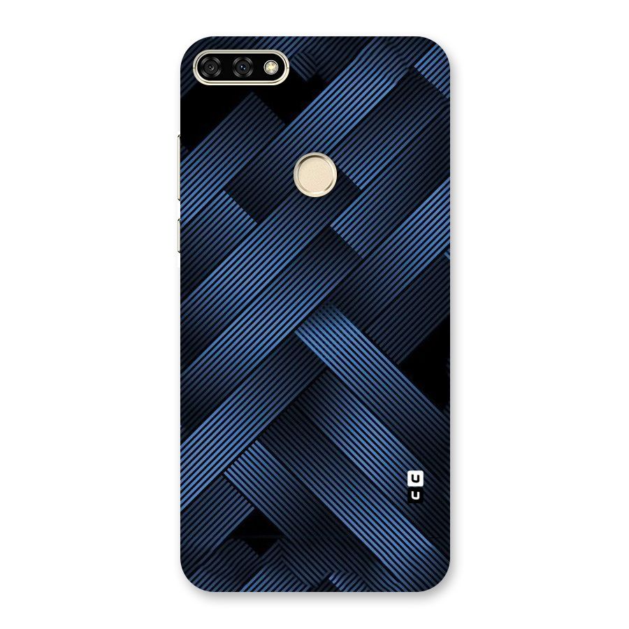 Ribbon Stripes Back Case for Honor 7A