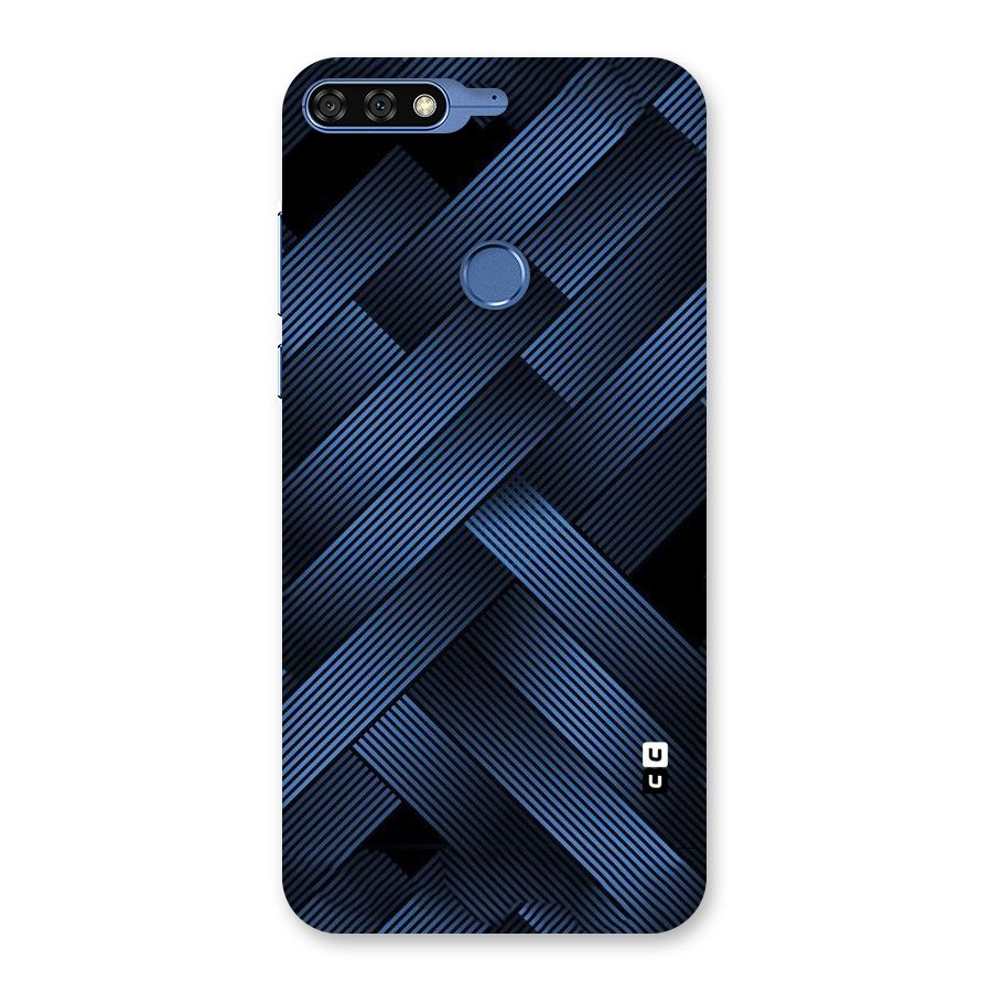 Ribbon Stripes Back Case for Honor 7C