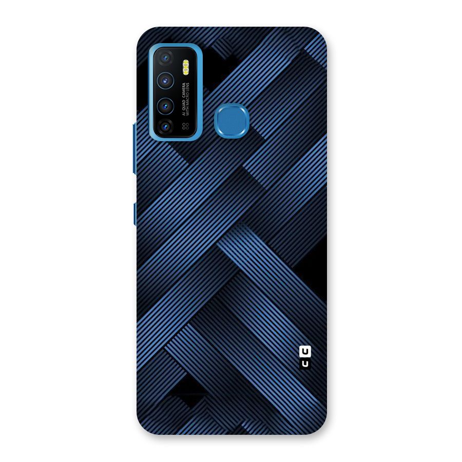 Ribbon Stripes Back Case for Infinix Hot 9