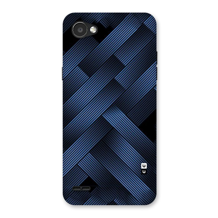 Ribbon Stripes Back Case for LG Q6