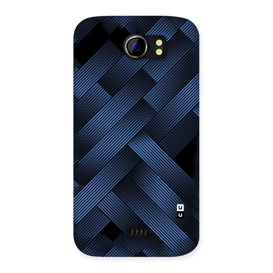 Ribbon Stripes Back Case for Micromax Canvas 2 A110