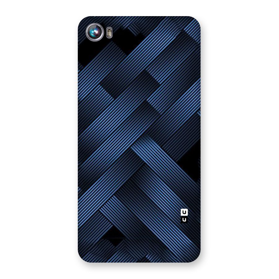 Ribbon Stripes Back Case for Micromax Canvas Fire 4 A107