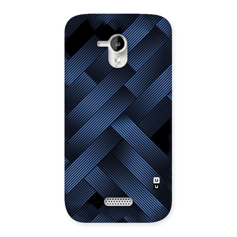 Ribbon Stripes Back Case for Micromax Canvas HD A116