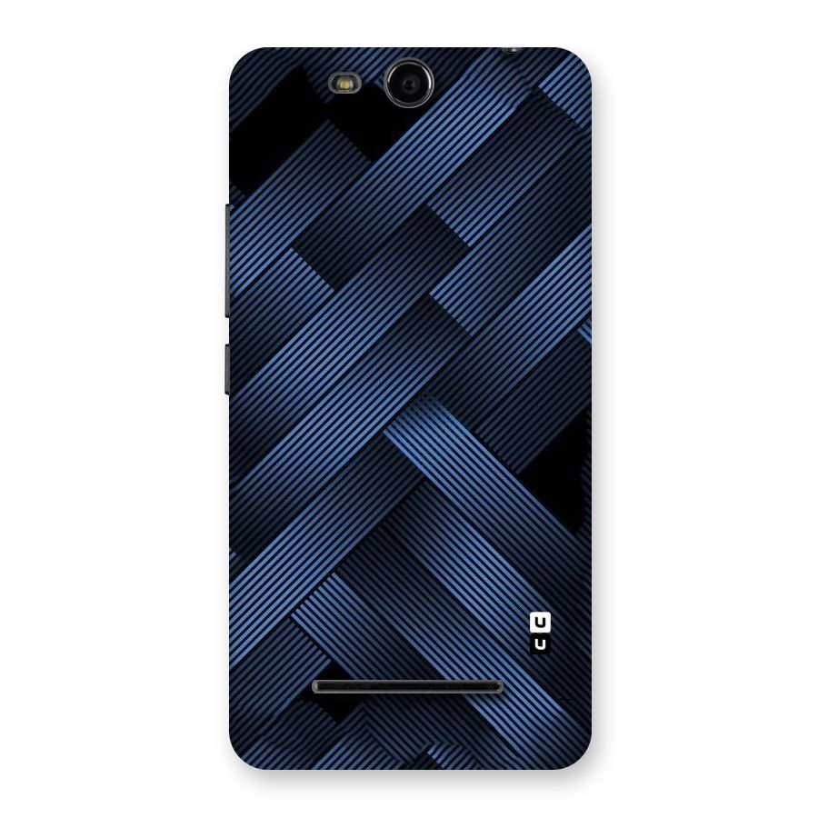 Ribbon Stripes Back Case for Micromax Canvas Juice 3 Q392