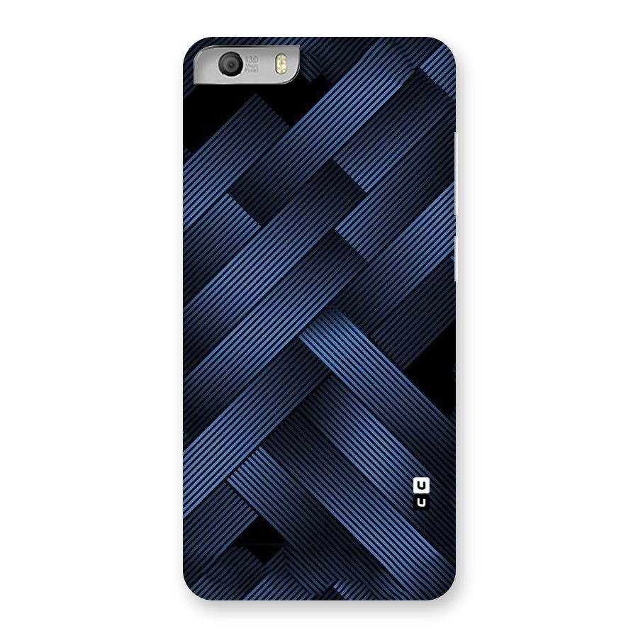 Ribbon Stripes Back Case for Micromax Canvas Knight 2