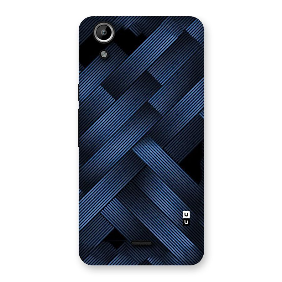 Ribbon Stripes Back Case for Micromax Canvas Selfie Lens Q345