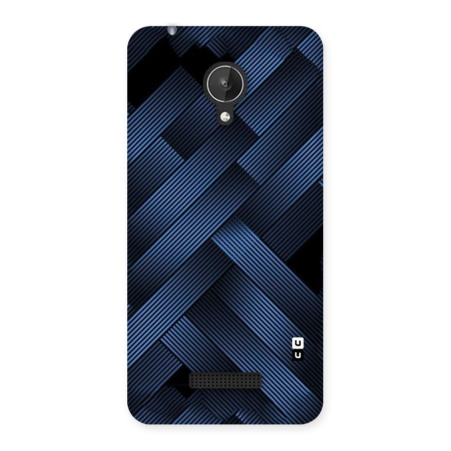 Ribbon Stripes Back Case for Micromax Canvas Spark Q380