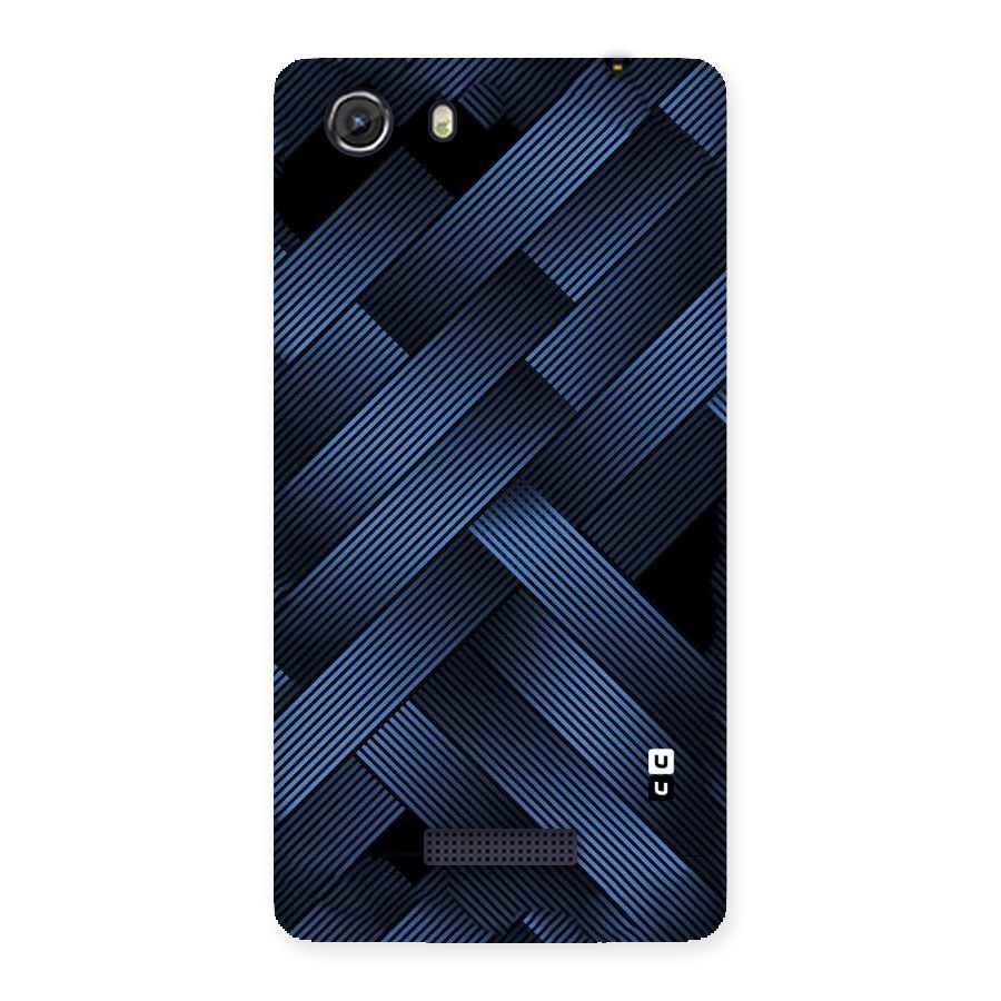 Ribbon Stripes Back Case for Micromax Unite 3