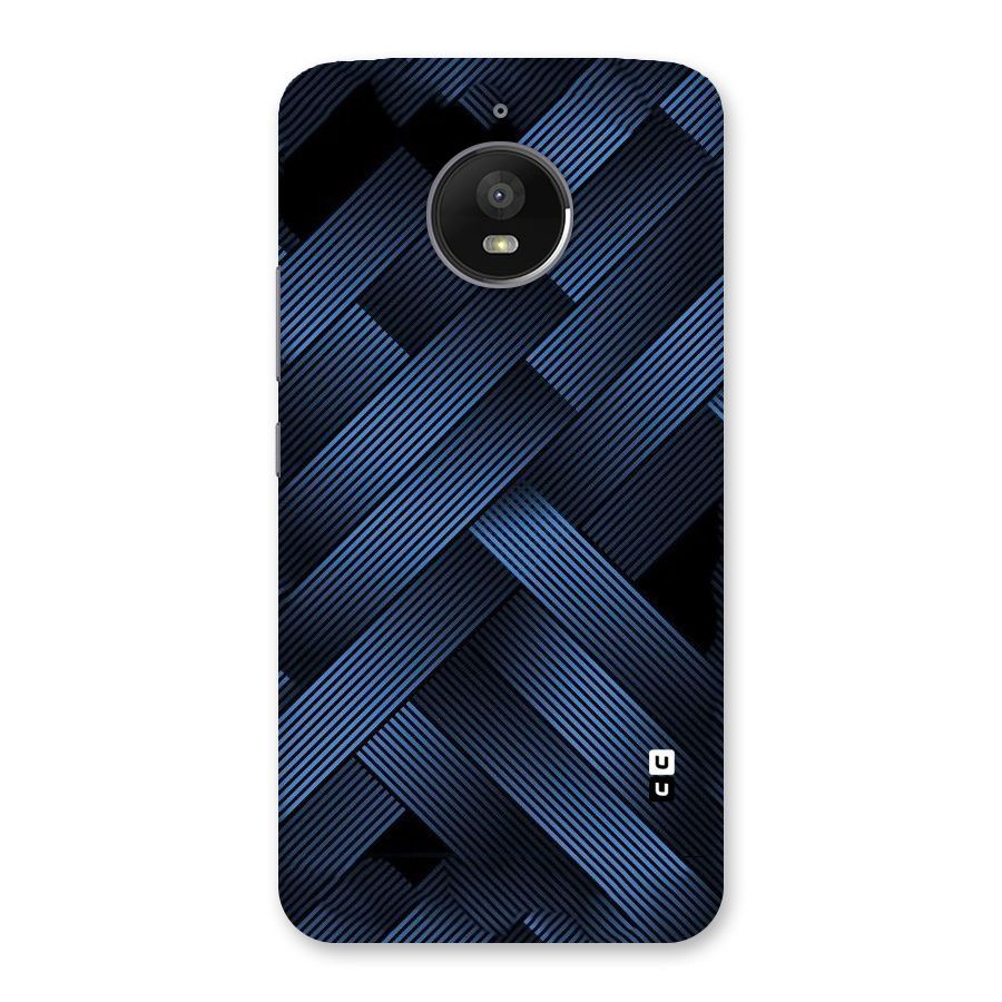 Ribbon Stripes Back Case for Moto E4 Plus