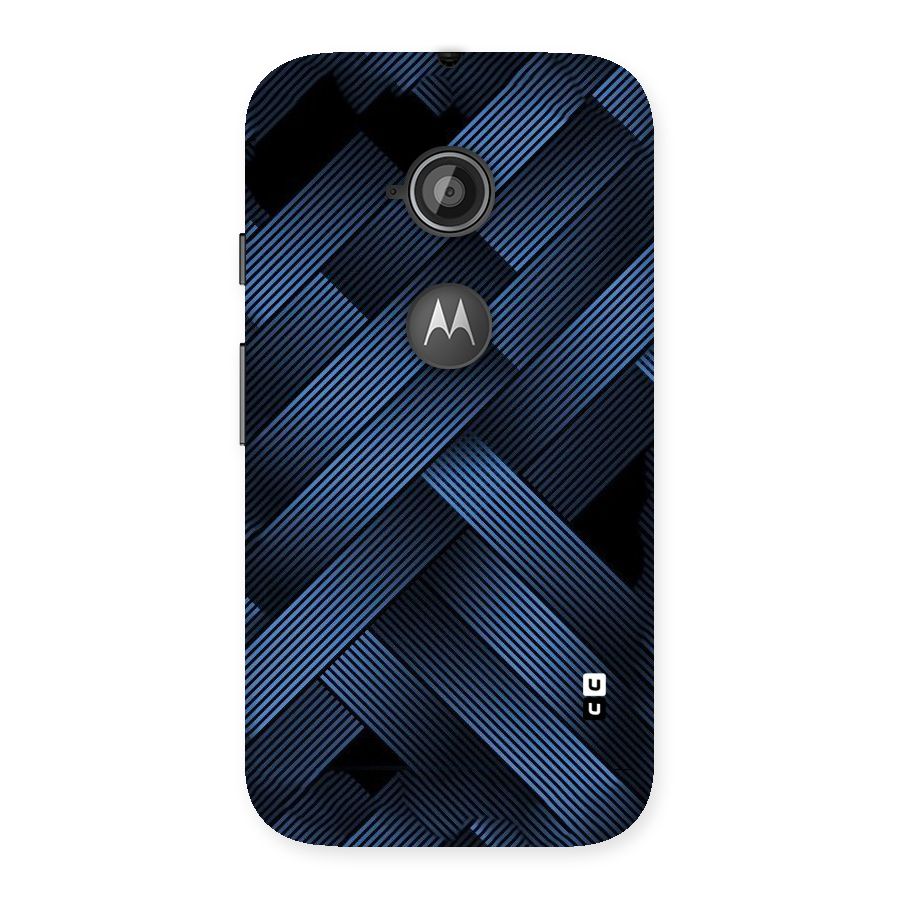 Ribbon Stripes Back Case for Moto E 2nd Gen