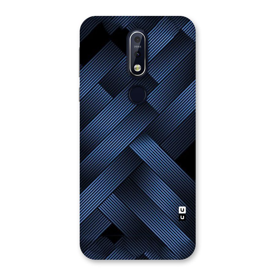 Ribbon Stripes Back Case for Nokia 7.1