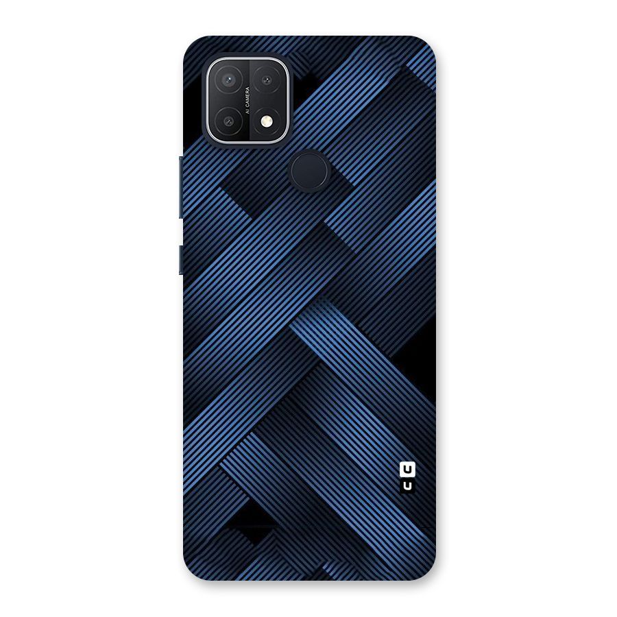 Ribbon Stripes Back Case for Oppo A15s