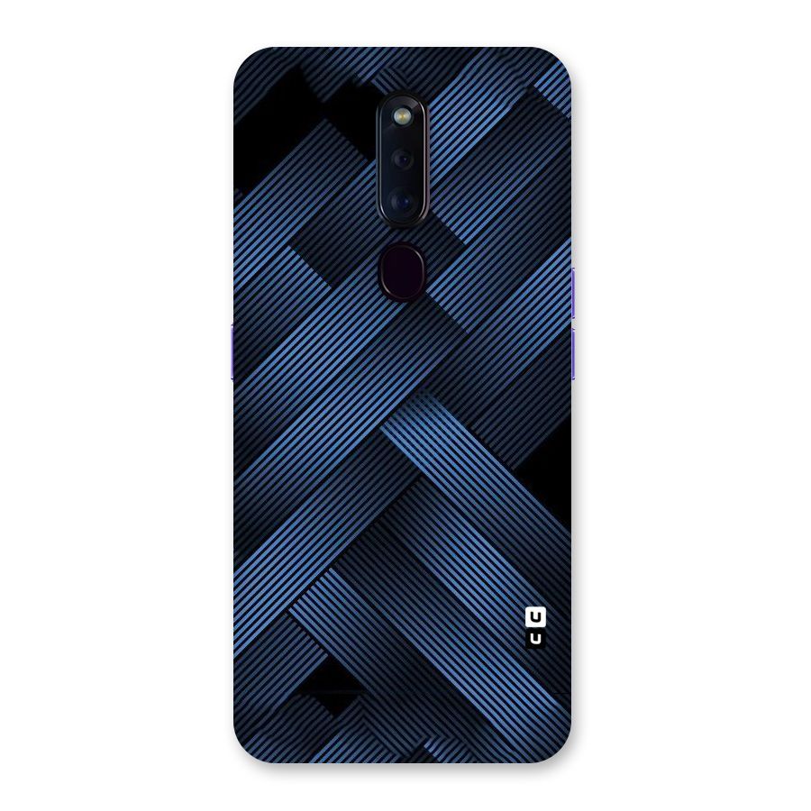 Ribbon Stripes Back Case for Oppo F11 Pro