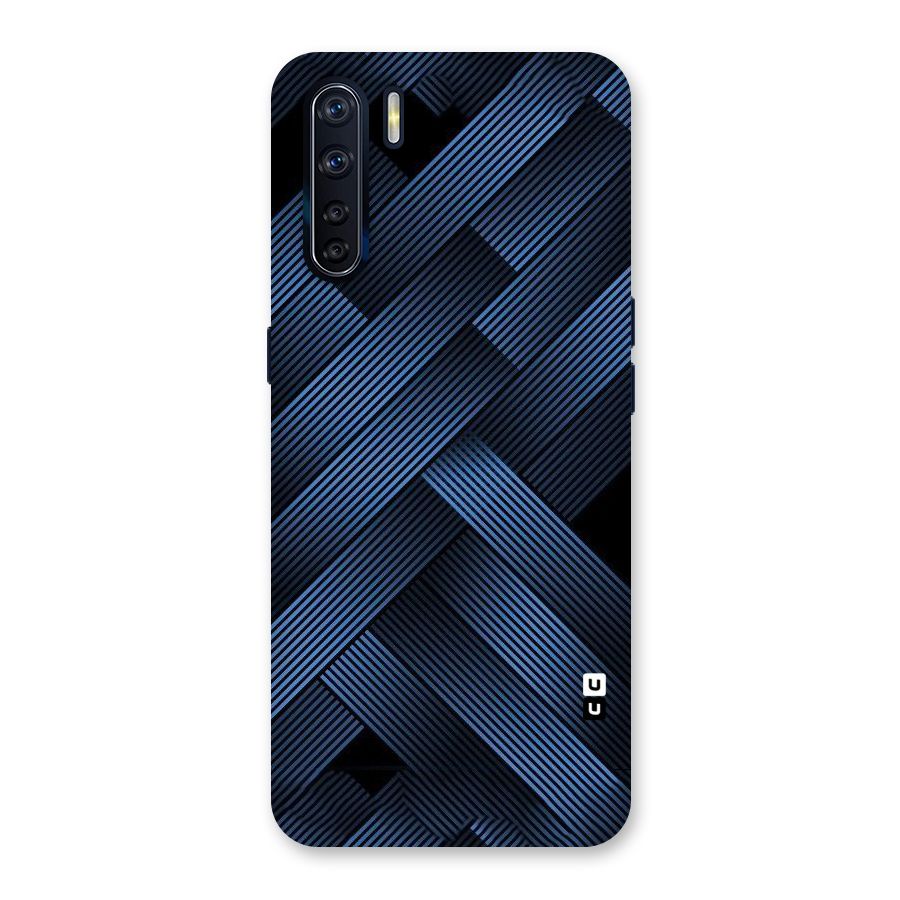 Ribbon Stripes Back Case for Oppo F15
