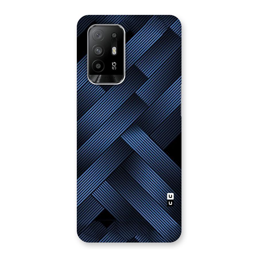 Ribbon Stripes Back Case for Oppo F19 Pro Plus 5G