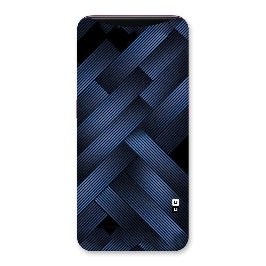 Ribbon Stripes Back Case for Oppo Find X