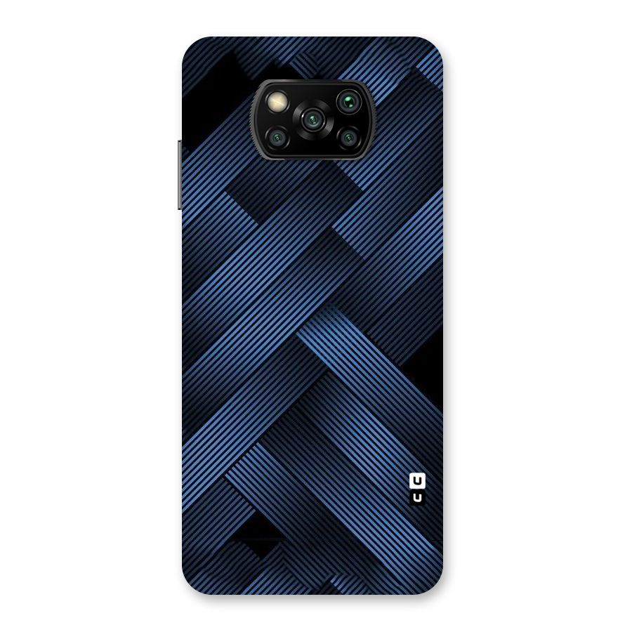 Ribbon Stripes Back Case for Poco X3