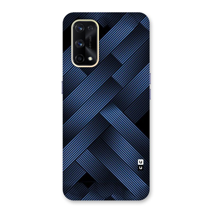 Ribbon Stripes Glass Back Case for Realme X7 Pro