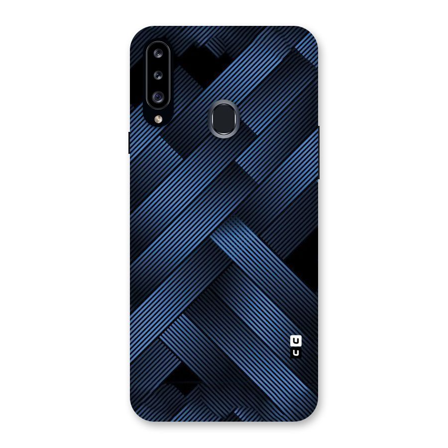 Ribbon Stripes Back Case for Samsung Galaxy A20s