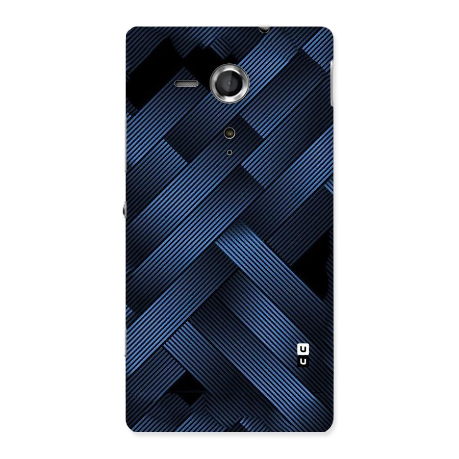 Ribbon Stripes Back Case for Sony Xperia SP