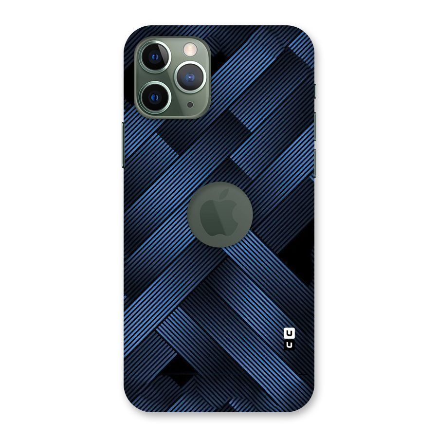 Ribbon Stripes Back Case for iPhone 11 Pro Logo  Cut