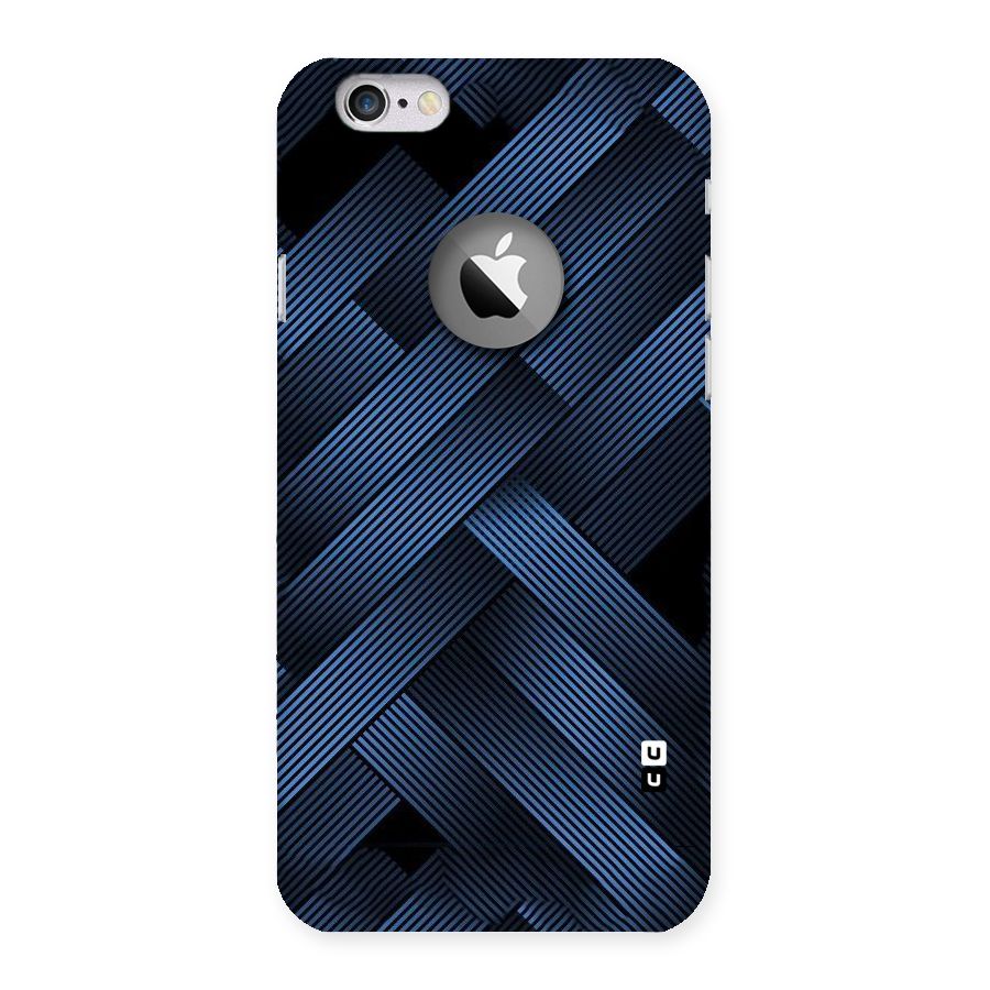 Ribbon Stripes Back Case for iPhone 6 Logo Cut