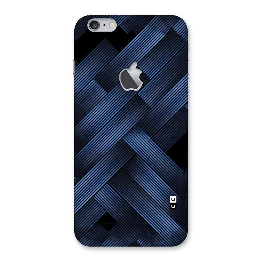 Ribbon Stripes Back Case for iPhone 6 Plus 6S Plus Logo Cut