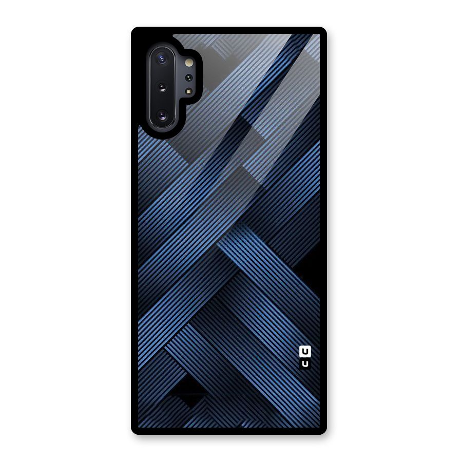 Ribbon Stripes Glass Back Case for Galaxy Note 10 Plus