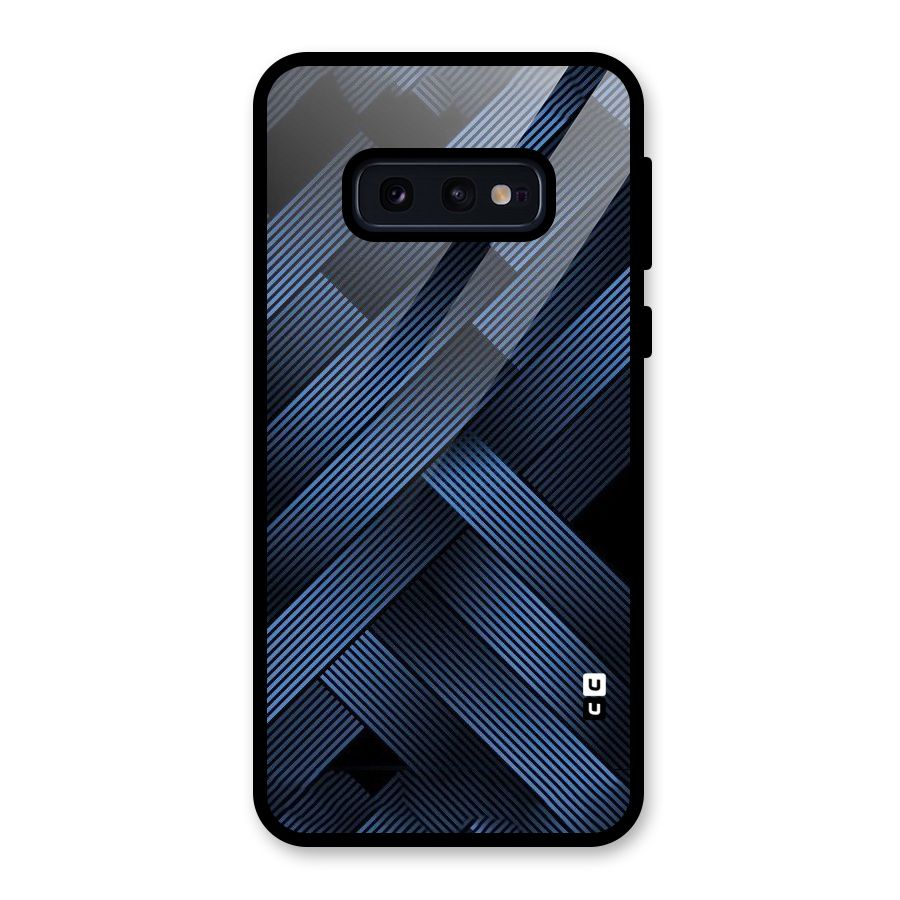 Ribbon Stripes Glass Back Case for Galaxy S10e