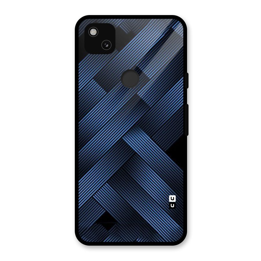 Ribbon Stripes Glass Back Case for Google Pixel 4a