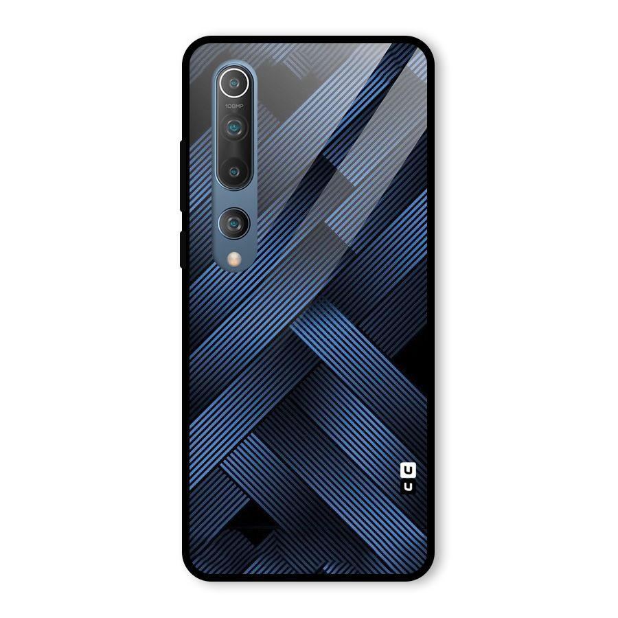 Ribbon Stripes Glass Back Case for Mi 10