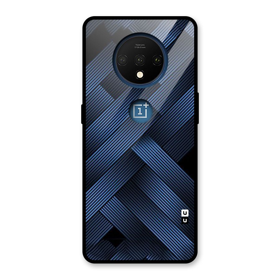 Ribbon Stripes Glass Back Case for OnePlus 7T