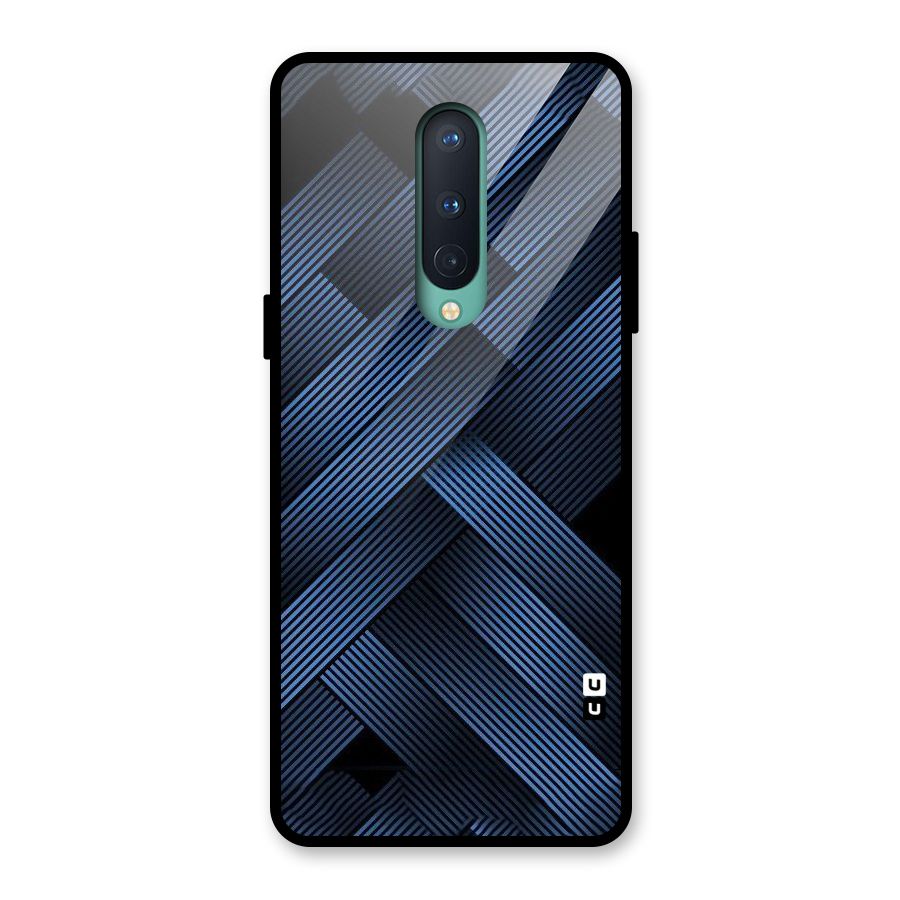 Ribbon Stripes Glass Back Case for OnePlus 8