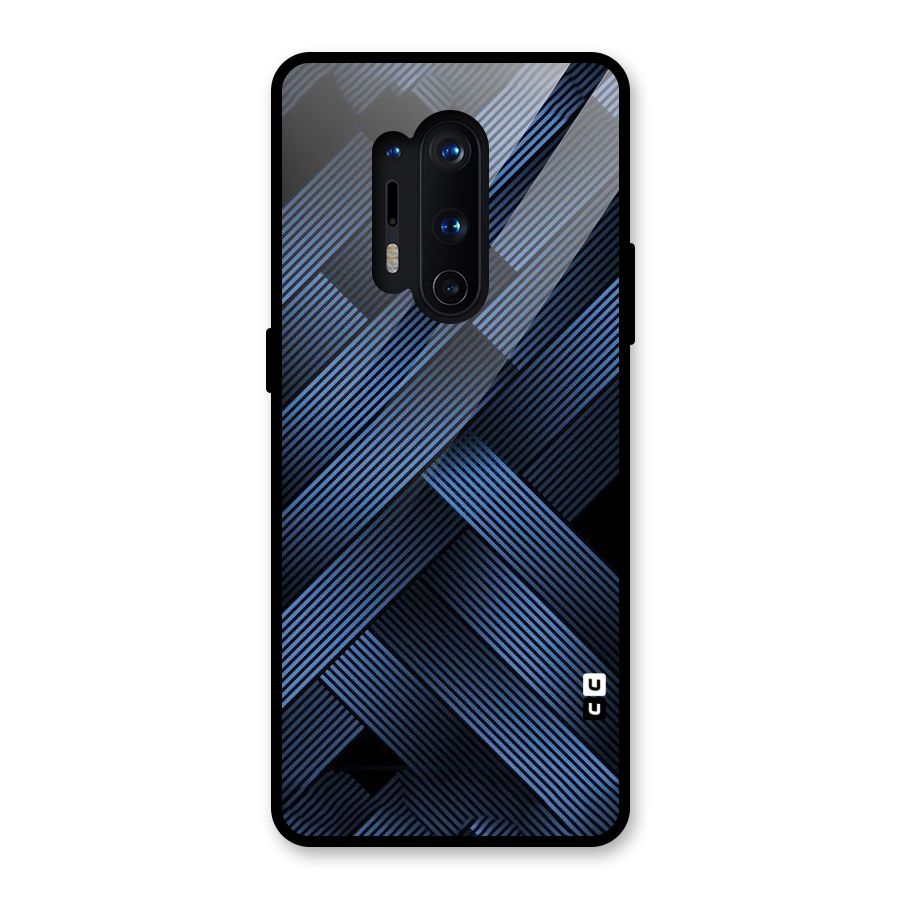 Ribbon Stripes Glass Back Case for OnePlus 8 Pro