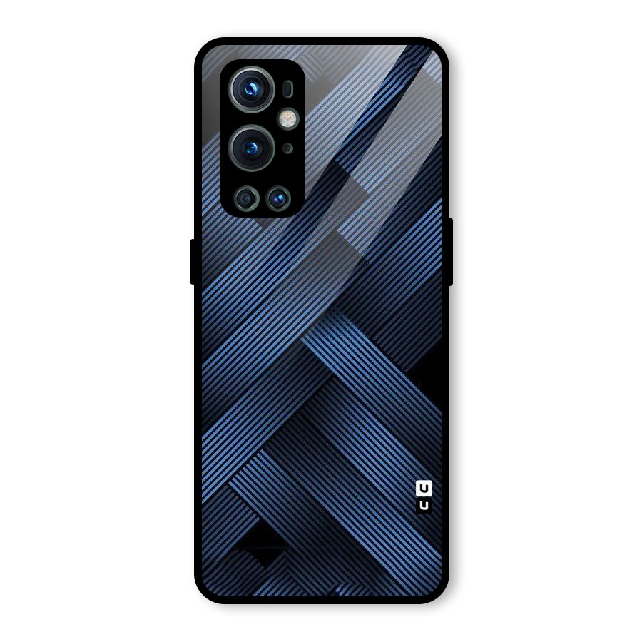 Ribbon Stripes Glass Back Case for OnePlus 9 Pro