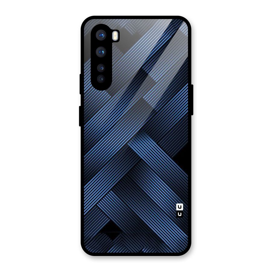 Ribbon Stripes Glass Back Case for OnePlus Nord