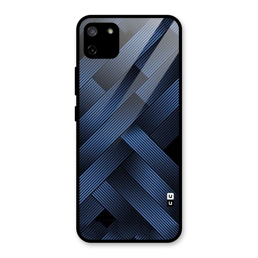 Ribbon Stripes Glass Back Case for Realme C11
