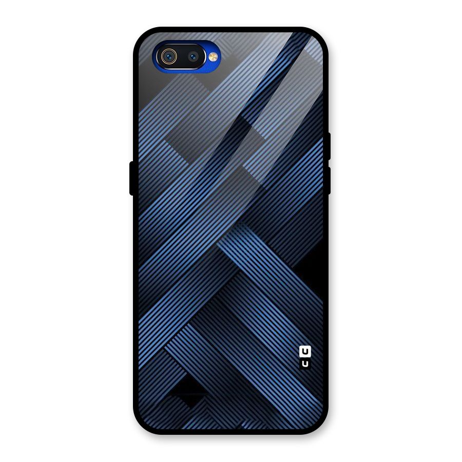 Ribbon Stripes Glass Back Case for Realme C2