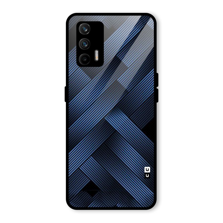 Ribbon Stripes Glass Back Case for Realme GT 5G