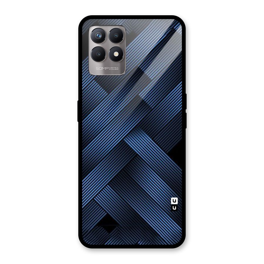Ribbon Stripes Glass Back Case for Realme Narzo 50