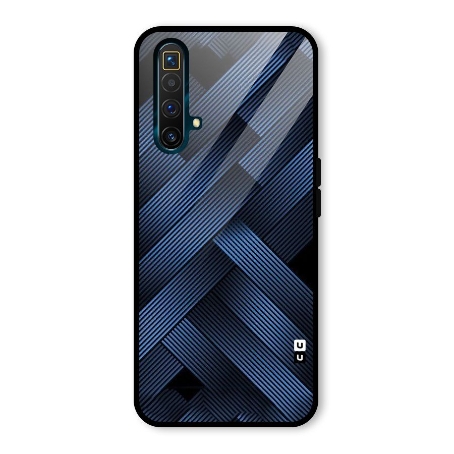 Ribbon Stripes Glass Back Case for Realme X3