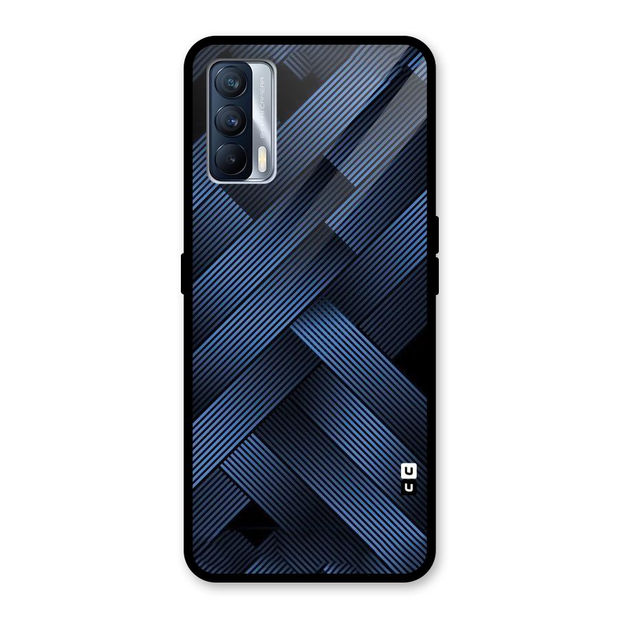 Ribbon Stripes Glass Back Case for Realme X7