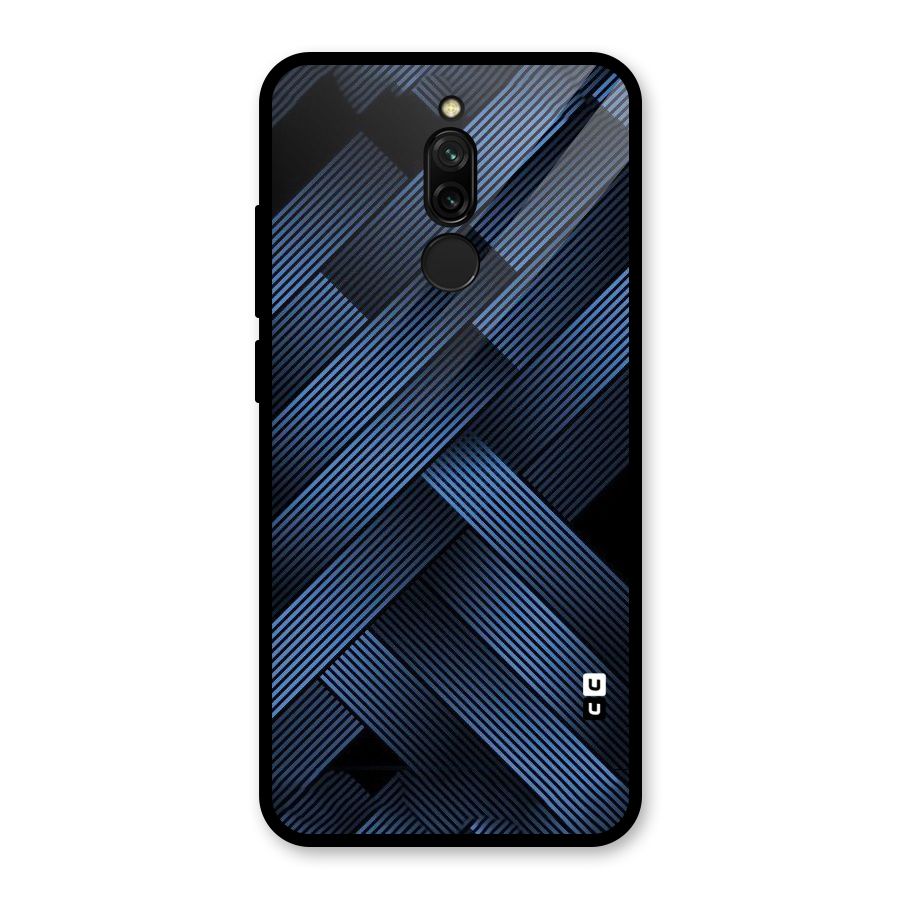 Ribbon Stripes Glass Back Case for Redmi 8
