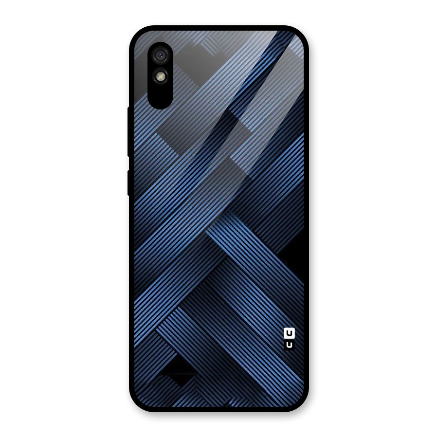 Ribbon Stripes Glass Back Case for Redmi 9i