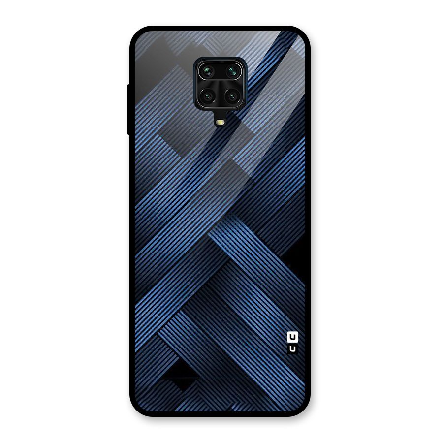 Ribbon Stripes Glass Back Case for Redmi Note 10 Lite